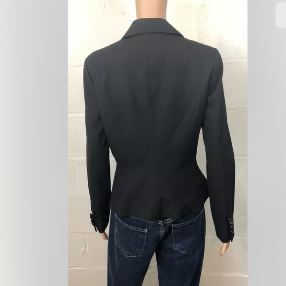 Isaac Mizrahi Peplum Blazer Black - Picture 5 of 7